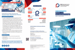 Ein Flyer zeigt die Struktur des Studiengangs Medizin- und Gesundheitstechnologie