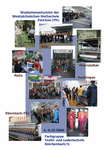 PDF: Deckblatt mit Fotocollage zu Studentenexkursionen der Westsächsischen Hochschule Zwickau. Die Fachgruppe Textil- und Ledertechnik Reichenbach im Vogtland.
