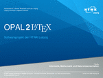 PDF: Präsentation. Opal 2 Latex. Softwareprojekt der HTWK Leipzig.