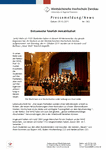 Erstsemester feierlich immatrikuliert