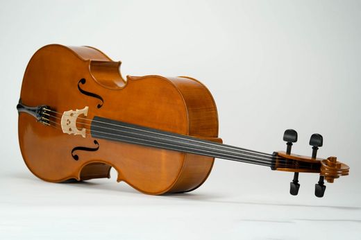 Foto: Violoncello - liegend auf der Seite