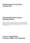 PDF: Artikel. Attraktivitätskriterien kleiner Shopping Center.