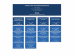 PDF: Organigramm des Institut für Produktionstechnik.