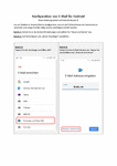 PDF: Anleitung. Email Konfiguration für Android Mail.
