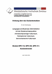 PDF: Bachelor Ordnung über das Auslandsstudium, 2019.