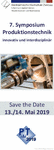 PDF: Flyer. Einladung und Programm. 7. Symposium. Produktionstechnik innovativ und interdisziplinär.