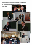 Fotocollage: Impressionen zum Symposium Technische Textilien 2011 am Institut für Textil- und Ledertechnik 03.11.2011.