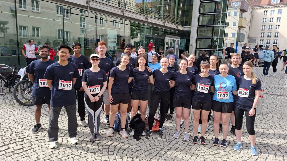 Mannschaft zum Stadtlauf Zwickau