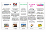 Flyer: Programm zum Girlsday 2018.