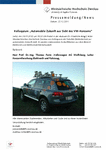 Kolloquium „ Automobile Zukunft aus Sicht des VW - Konzerns"