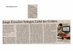 PDF: Pressemitteilung. Junge Forscher bringen Licht ins Gehirn.