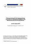 Prüfungsordnung