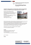 Institut für Management und Information (IMI) wird gegründet