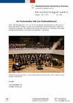 Der Hochschulchor lädt zum Weihnachtkonzert