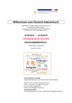 PDF: Programmübersicht. Deutsch Intensivkurs.