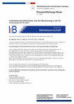 Veranstaltungsreihe IfB-aktuell - Unternehmensrechtsformen und ihre Besteuerung in der EU