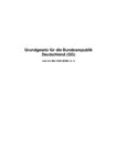 PDF: Grundgesetz für die Bundesrepublik Deutschland (GG)