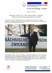 Montag, 16. Mai 2011 in der „Neuen Welt“ in Zwickau: Feierliche Amtseinführung des Rektors der WHZ