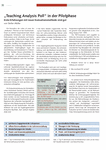 Teaching Analysis Poll in der Pilotphase