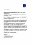 Mitgliederversammlung des Hochschulvereins Mentor e. V. im „Haus der Sparkasse Zwickau“