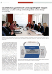 PDF: Artikel. Qualitätsmanagement soll Leistungsfähigkeit steigern.
