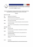 Sprachwissenschaftler der WHZ laden zum Symposium