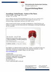 Ausstellung in Dublin - TechnoThreads - Fashion of the Future - Studiengang Gestaltung/Modedesign