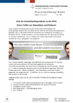 Start des Deutschlandstipendiums an der WHZ: Erstes Treffen von Stipendiaten und Förderern