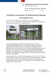 Ausstellung „Sound repeated“ der Studienrichtung Modedesign im Kunstpavillon Gera