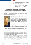 WHZ Absolventin Nadine Gerhardt promoviert an der renommierten WHU - Otto Beisheim School of Management