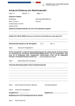 PDF: Antrag auf Zulassung zum Abschlussprojekt.