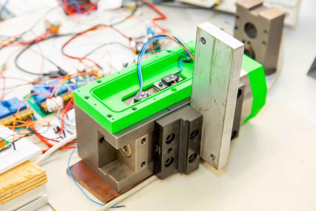 Foto: Ein drahtlos gekoppeltes Spannsystem.