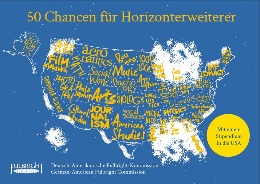 Foto: Infografik zu 50 Chancen für Horizonterweiterer. Mit einem Stipendium in die USA.