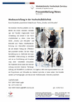 Modeausstellung in der Hochschulbibliothek - Thema „Struktur und Silhouette“