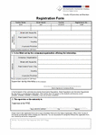 PDF: In English. Registration Form.