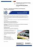 IfB-aktuell - wirtschaftswissenschaftliche Veranstaltungsreihe Auftakt mit drei Diplomkolloquien