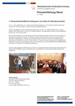 1. Personalwirtschaftliches Kolloquium am Institut für Betriebswirtschaft