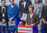 Frau Prof. Dr. Silke Heßberg bei der Dankesrede in der Print Academy Heidelberg
