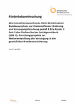Förderbekanntmachung des Gemeinsamen Bundesausschuss