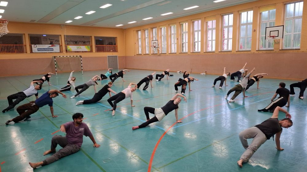 Tänzer beim Contemporary Dance