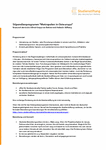 PDF: Flyer. Stipendienprogramm für Metropolen in Osteuropa.