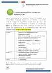 PDF: Information zum Workshop. Wissenschaftliches Schreiben und Publizieren.