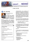 PDF: IFP News. 1. Ausgabe 2006. Aktuelle Informationen des Institutes für Produktionstechnik.