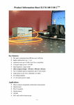 PDF: Datenblatt. Product Information Sheet. ILUM 100 USB 2.