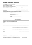 PDF: Antrag auf Zulassung zur Diplomarbeit. Studiengang Gebärdensprachdolmetschen.