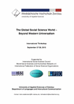 Fakultät Angewandte Sprachen und Interkulturelle Kommunikation die internationale Tagung "The Global Social Science World - Beyond Western Universalism"