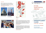 PDF: Flyer Deutsch Intensiv Kurs auf englisch. 2018.