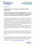 PDF: Pressemitteilung. Experten trafen sich in Zwickau und gründeten Netzwerk Digitale Fabrik.