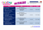 Flyer: Programm Girlsday 2017.