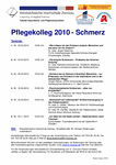 Pflegekolleg 2010 - Schmerz